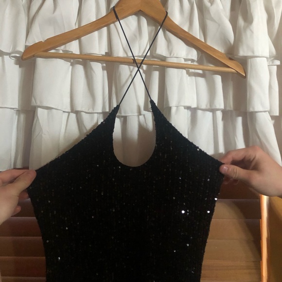 Fashion Nova Out Til Dawn Sequin Mini Dress - Picture 3 of 5